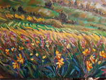 Load image into Gallery viewer, Original Oil painting, Hiking Road - Landscape of Canada , 210611, 47.5x23.5x1.5 inch