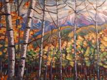 Load image into Gallery viewer, Original Oil Painting on Canvas, Autumn Banff-Landscape of Canada, 80x120cm,210628