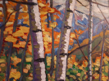 Load image into Gallery viewer, Original Oil Painting on Canvas, Autumn Banff-Landscape of Canada, 80x120cm,210628