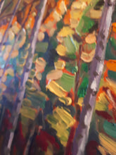 Load image into Gallery viewer, Original Oil Painting on Canvas, Autumn Banff-Landscape of Canada, 80x120cm,210628