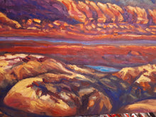 Load image into Gallery viewer, Original Oil Painting, Canada East Coast Landscape-PEI Red Stone