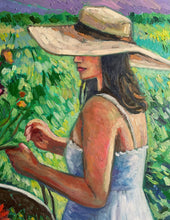 Load image into Gallery viewer, Woman in Flower Field