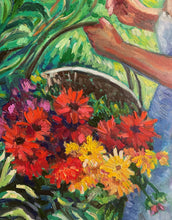 Load image into Gallery viewer, Woman in Flower Field