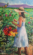 Load image into Gallery viewer, Woman in Flower Field
