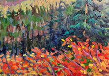 Load image into Gallery viewer, Original Oil Painting, Autumn Rocky Mountain, 47.5x31.5x1.5 inch