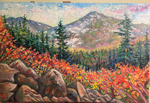 Load image into Gallery viewer, Original Oil Painting, Autumn Rocky Mountain, 47.5x31.5x1.5 inch