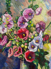 Load image into Gallery viewer, Original Oil Painting, Lights Dancing On Flower, 21.5x31.5x1.5 inch, 220630