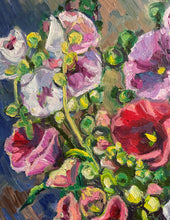 Load image into Gallery viewer, Original Oil Painting, Lights Dancing On Flower, 21.5x31.5x1.5 inch, 220630