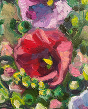 Load image into Gallery viewer, Original Oil Painting, Lights Dancing On Flower, 21.5x31.5x1.5 inch, 220630