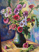 Load image into Gallery viewer, Original Oil Painting, Lights Dancing On Flower, 21.5x31.5x1.5 inch, 220630