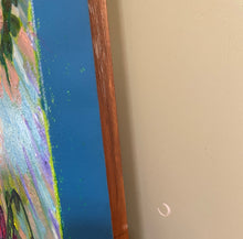 Load image into Gallery viewer, Original Oil Painting, Lights Dancing On Flower, 21.5x31.5x1.5 inch, 220630