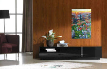 Load image into Gallery viewer, Original Oil Painting, Sunrist at Mountain, 1705231, 23.5"x31.5"