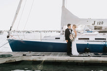 Load image into Gallery viewer, Custom Wedding Picture, Watercolor 2 people portrait Painting, with Fancy background, many size option