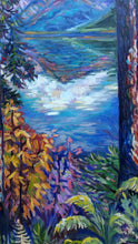 Load image into Gallery viewer, Original Oil Painting, Autumn Pine Trees landscape, 47.5"x31.5",120x80cm,189201, Free Shipping