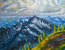 Load image into Gallery viewer, Original Oil Painting,Spring at Rocky Mountain , 48"x24", 1902131, free shipping