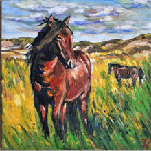 Load image into Gallery viewer, Original Oil Painting, Horse, 24x24 inch, 2009215