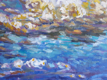 Load image into Gallery viewer, Original Oil Painting, Cloudy Field