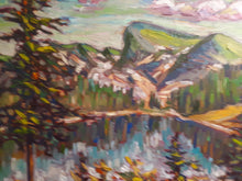 Load image into Gallery viewer, Original Oil painting, Canada Rocky Mountain, 24.5x31.5", 20210111