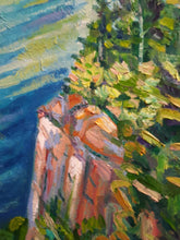 Load image into Gallery viewer, Original Oil painting, Cypress Mountain at West Vancouver, 24.5x31.5 inch, 20210111
