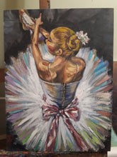 Load image into Gallery viewer, original Oil Painting, Ballet Girl, 16"x12", 1806044