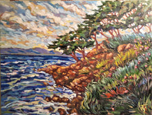 Load image into Gallery viewer, Original Oil Painting, West Coast of Canada, 24.5x31.5x0.75 inch, 210303