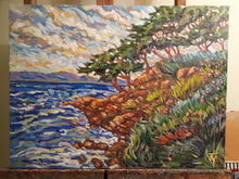 Load image into Gallery viewer, Original Oil Painting, West Coast of Canada, 24.5x31.5x0.75 inch, 210303