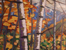 Load image into Gallery viewer, Original Oil Painting on Canvas, Autumn Banff-Landscape of Canada, 80x120cm,210628
