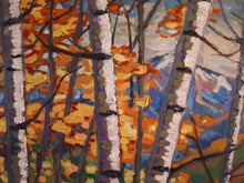 Load image into Gallery viewer, Original Oil Painting on Canvas, Autumn Banff-Landscape of Canada, 80x120cm,210628
