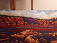 Load image into Gallery viewer, Original Oil Painting, Canada East Coast Landscape-PEI Red Stone
