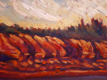 Load image into Gallery viewer, Original Oil Painting, Canada East Coast Landscape-PEI Red Stone
