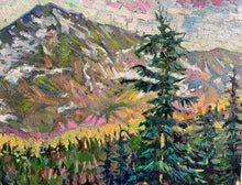 Load image into Gallery viewer, Original Oil Painting, Autumn Rocky Mountain, 47.5x31.5x1.5 inch
