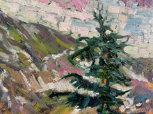 Load image into Gallery viewer, Original Oil Painting, Autumn Rocky Mountain, 47.5x31.5x1.5 inch
