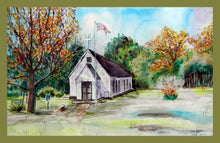 Load image into Gallery viewer, Custom Order, Little church in autumn, 14x20in
