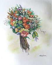 Load image into Gallery viewer, Custom Painting, Flower boutique for Wedding or other event, 10&quot;x8&quot;, 161128
