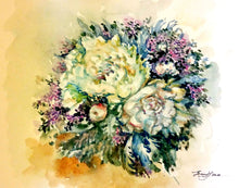 Load image into Gallery viewer, Custom Painting, Flower boutique for Wedding or other event, 10&quot;x8&quot;, 161128
