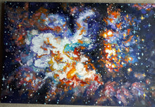 Load image into Gallery viewer, Original Oil Painting, Galaxy I  , 31.5x47.5x1.5&quot;, 80x120 cm, 1810171
