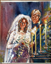 Load image into Gallery viewer, Custom Wedding Picture Painting, Watercolor, Many Sizes
