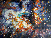 Load image into Gallery viewer, Original Oil Painting, Galaxy I  , 31.5x47.5x1.5&quot;, 80x120 cm, 1810171
