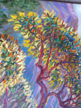 Load image into Gallery viewer, Original Oil Painting, Arbutus Trees on Mountain, 50cmx70cm, 1903141
