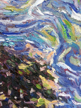 Load image into Gallery viewer, Original Oil Painting, Trees on coast, 24x18 inch, 2002181
