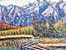 Load image into Gallery viewer, Original Oil Painting, Landscape, Lake View Canada, 170833, 23.6x31.4&quot;
