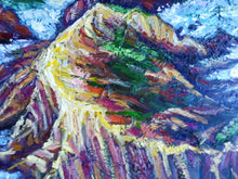 Load image into Gallery viewer, Original Oil Painting, Rocky Coast Waves, 55.1x39.4 inch, 2003261
