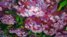 Load image into Gallery viewer, Original Oil Painting,Pink Flower on River Bank, 80x60cm, 2009211
