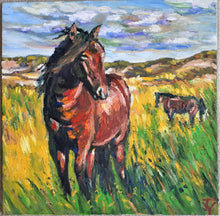 Load image into Gallery viewer, Original Oil Painting, Horse, 24x24 inch, 2009215
