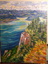 Load image into Gallery viewer, Original Oil painting, Cypress Mountain at West Vancouver, 24.5x31.5 inch, 20210111
