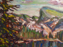 Load image into Gallery viewer, Original Oil painting, Canada Rocky Mountain, 24.5x31.5&quot;, 20210111
