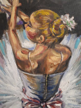 Load image into Gallery viewer, original Oil Painting, Ballet Girl, 16&quot;x12&quot;, 1806044
