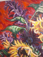 Load image into Gallery viewer, Original Oil painting, Still life - Sunflower in Vase ,31x24&quot;, 210204
