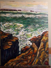 Load image into Gallery viewer, Original Oil Painting, Edge of West Coast, 24.5x31.5 inch, 210210
