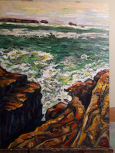 Load image into Gallery viewer, Original Oil Painting, Edge of West Coast, 24.5x31.5 inch, 210210
